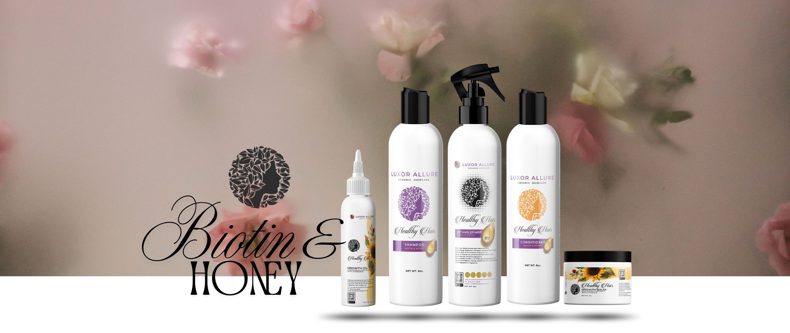 Luxor Allure Organics Biotin & Honey Haircare Set Luxor Allure Organics Biotin Honey Haircare Set